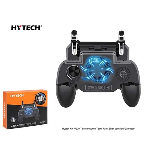 Hytech HY-PG20 Telefon uyumlu Tetikli Fanlı Siyah Joystickli Gamepad