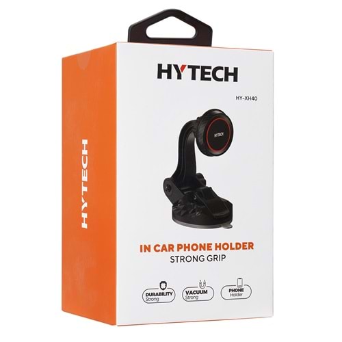 HYTECH HY-XH40 Universal Ayarlanabilir Siyah Mıknatıslı Telefon Tutucu