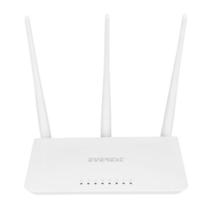 Everest EWR-F303 300Mbps 2.4GHz 3x 5dBi Anten 1x WAN 3x LAN Repeater+AP+WISP Destekli Wireless Router