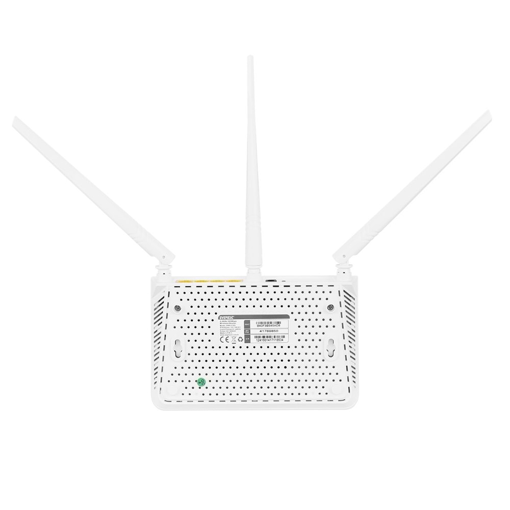 Everest EWR-F303 300Mbps 2.4GHz 3x 5dBi Anten 1x WAN 3x LAN Repeater+AP+WISP Destekli Wireless Router