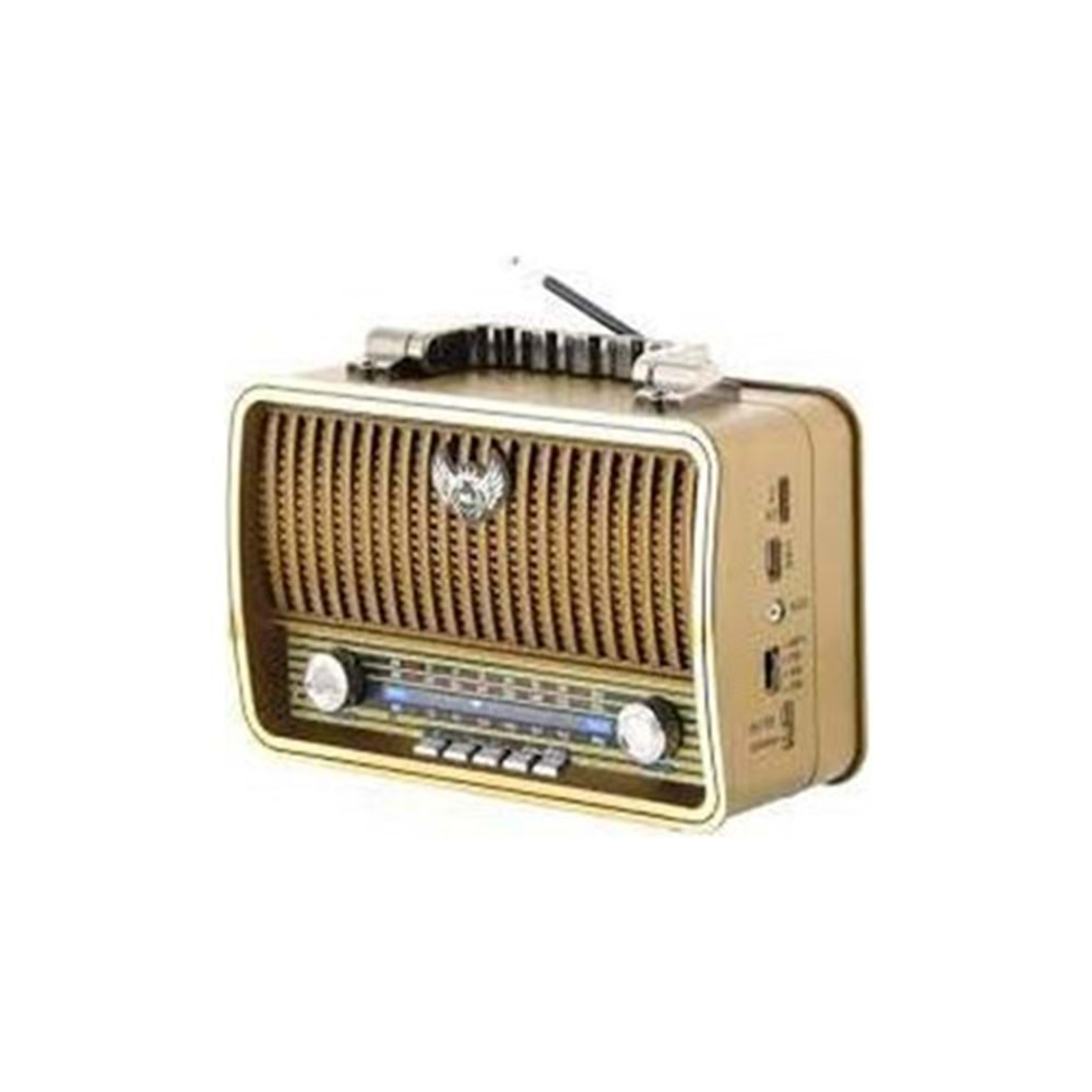 POLYGOLD PG-4401 USB/MİCROSD/FM BLUETOOTH NOSTALJİK RADYO MÜZİK KUTUSU