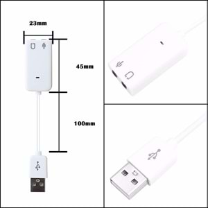 CONCORD C-849 7+1 SOUND ADAPTER USB SES KARTI