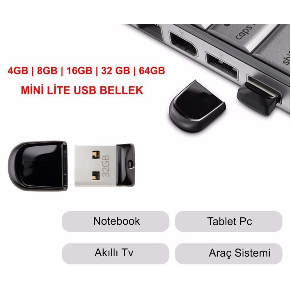 CONCORD C-UML64 64GB USB 2.0 MİNİ LİTE FLASH BELLEK