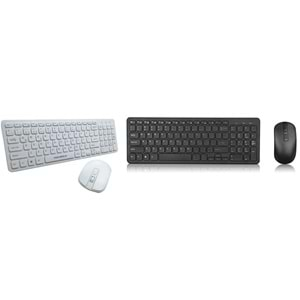 POLYGOLD PG-8040 YENİ MİNİ KABLOSUZ KLAVYE + MOUSE SET