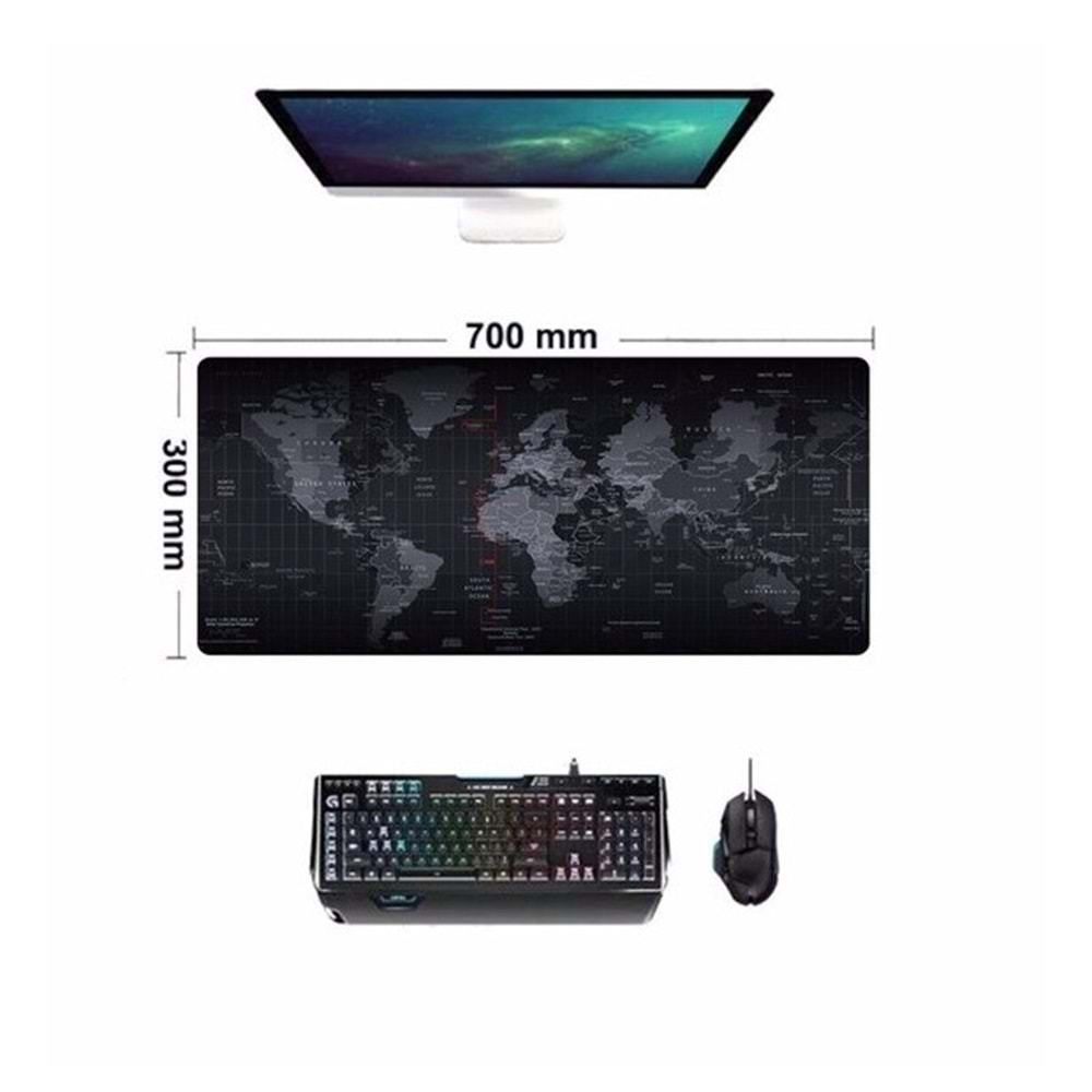 Concord MP-705 Oyuncu Mouse Pad Kaymaz Taban 30*70cm 0.3mm