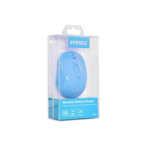 Everest SM-300 Usb 4D Optik Süper Sessiz Alkalin Pil Kablosuz Mouse 30M Mesafe