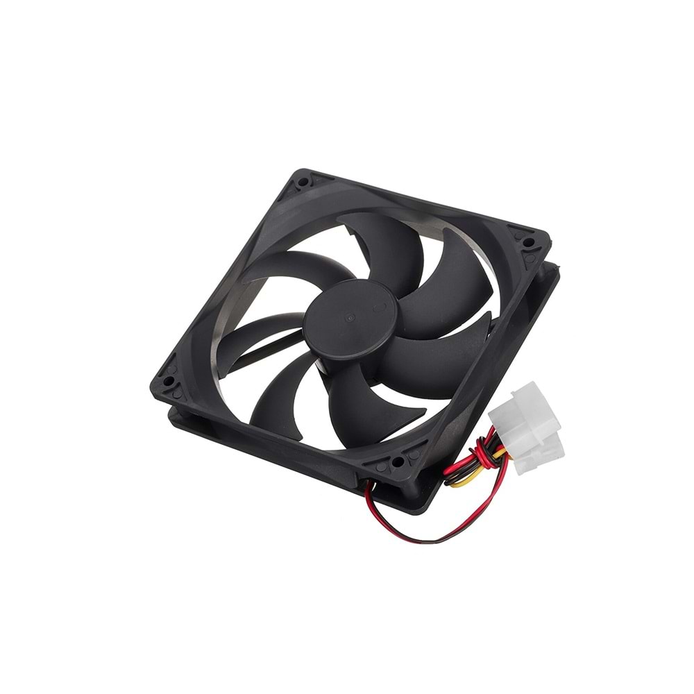 Concord C-890 8CM Geniş Kasa Fanı Soğutucu 7 Kanatlı Fan 4 Pin