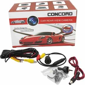 Concord C-641 Gece Görüşlü 8 Ledli Araç Geri Görüş Kamerası