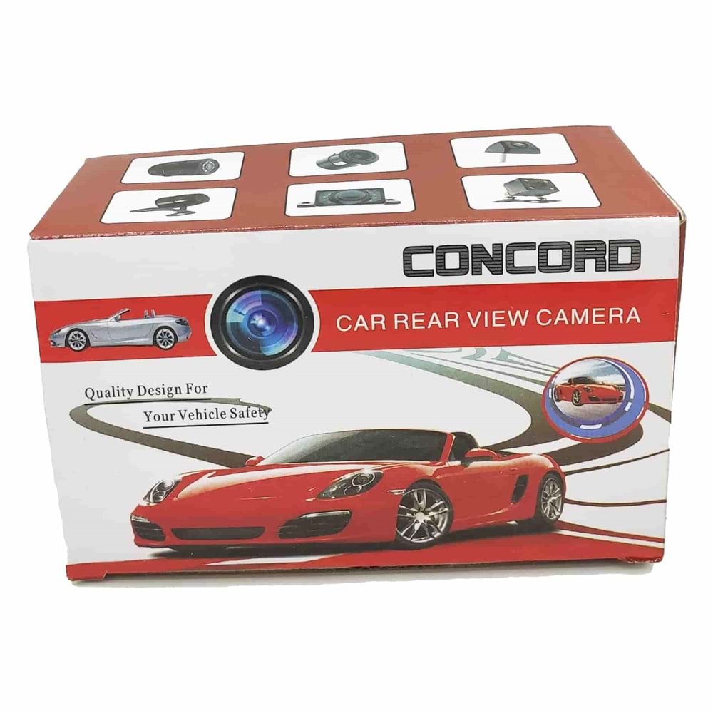 Concord C-641 Gece Görüşlü 8 Ledli Araç Geri Görüş Kamerası