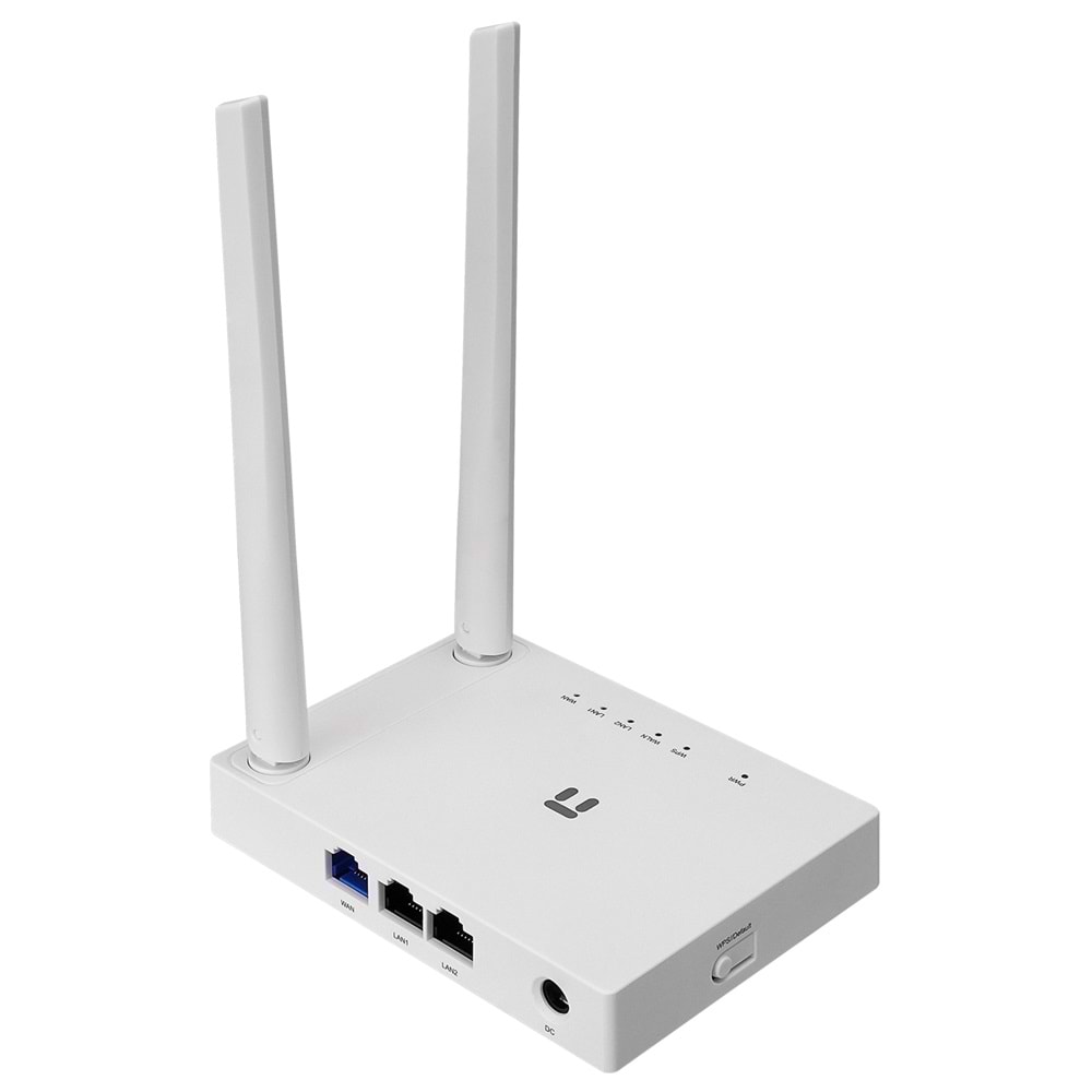 Netis W1 300Mbps 2.4GHz 1*WAN+2*LAN 2*5dBi Anten AP+Repeater+WISP Kablosuz Router ACCES POİNT