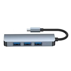 CONCORD BYL-2013T ALÜMİNYUM GÖVDE TYPE-C 4 PORTLU USB 3.0 HUB USB ÇOKLAYICI