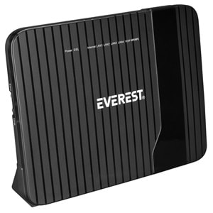 Everest SG-V400 2.4GHz 300Mbps ADSL2+/VDSL2 2*5dBi Dahili Antenli VoIP Destekli Kablosuz Modem Route