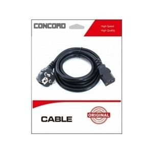 CONCORD C-500 PC POWER KABLO 1.2M POŞETLİ