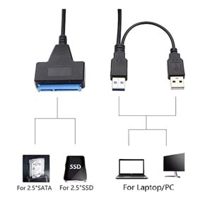 CONCORD C-586 USB 3.0 TO SATA KABLOSU 2.5