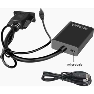 CONCORD HTV VGA TO HDMİ KABLO SESLİ