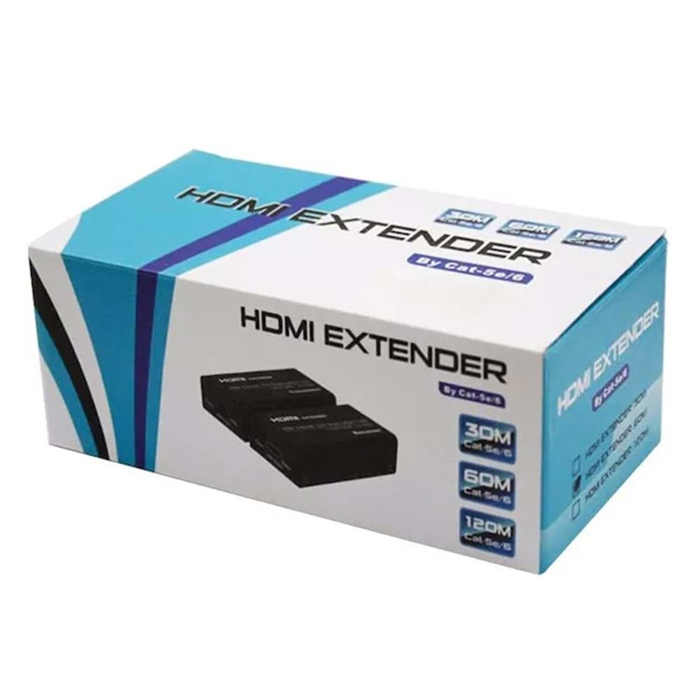 CONCORD HDE HDMİ To Cat5-Cat6 HDTV Extender 60 Metre Uzatıcı