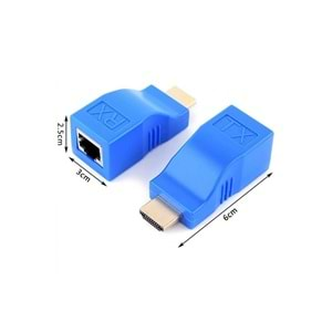 CONCORD EXT HDMİ To Cat5-Cat6 HDMİ Extender 30 Metre Uzatıcı