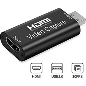 CONCORD HVC HDMİ TO USB ÇEVİRİCİ VİDEO CAPTURE KAYIT EKRAN AKTARMA ADAPTÖR