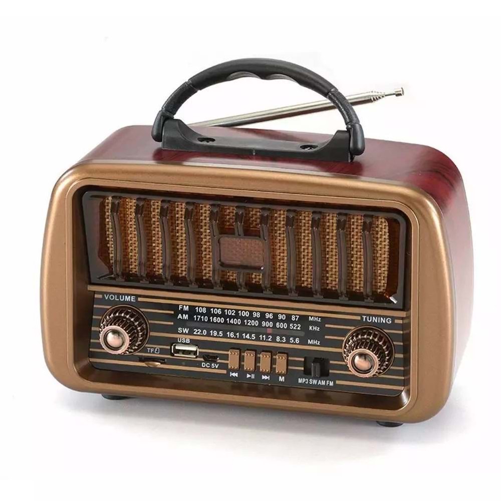 TELSAN NS-8067BT USB/SD/FM/BLUETOOTH NOSTALJİ GÜÇLÜ SİNYAL MÜZİK KUTUSU