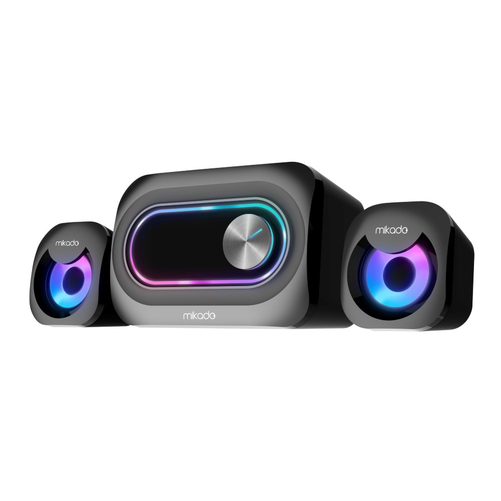 Mikado MD-511 5W+3W×2 USB RGB Ledli 2+1 Gaming Speaker Hoparlör