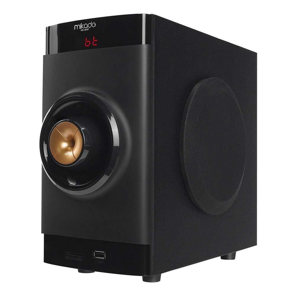 Mikado MD-381BT 5+1 Usb+SD+FM 40W Destekli Multimedia Bluetooth Speaker