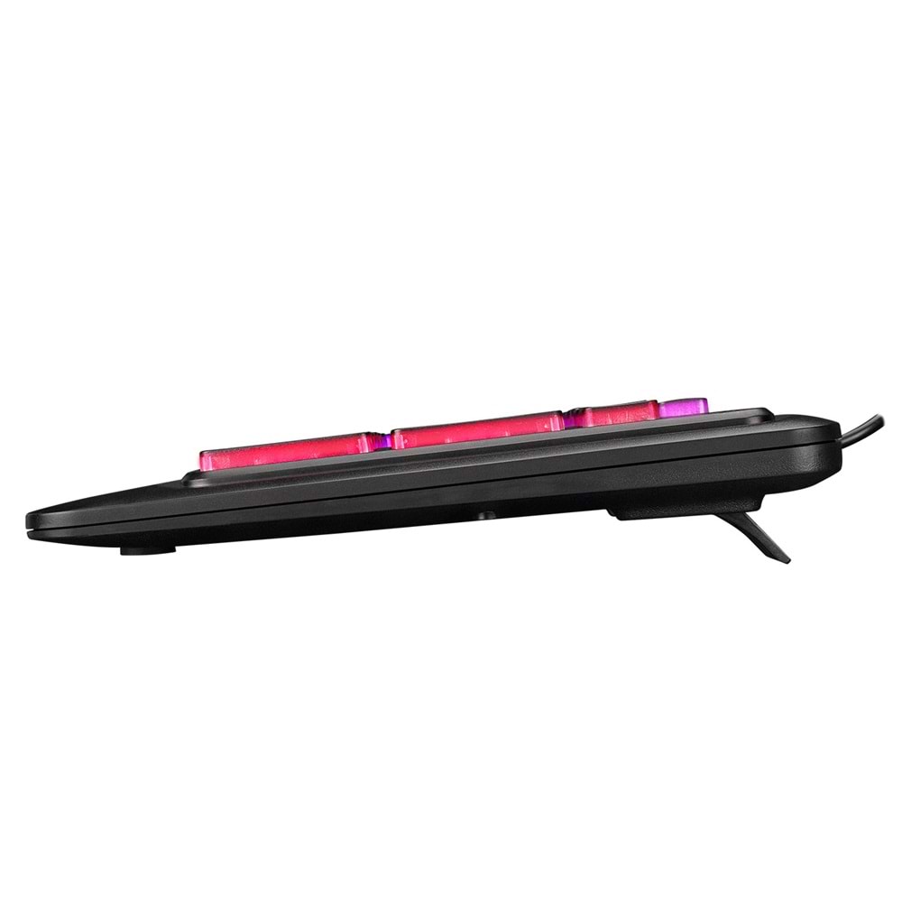 Everest KB-2025 Siyah USB Rainbow Backlight Membrane Gaming Oyuncu Klavye
