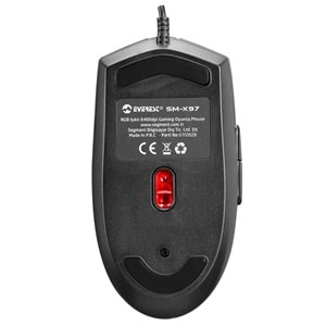 Everest SM-X97 R-STAR Usb 5 Tuşlu RGB Işıklı 6400dpi Gaming Oyuncu Mouse