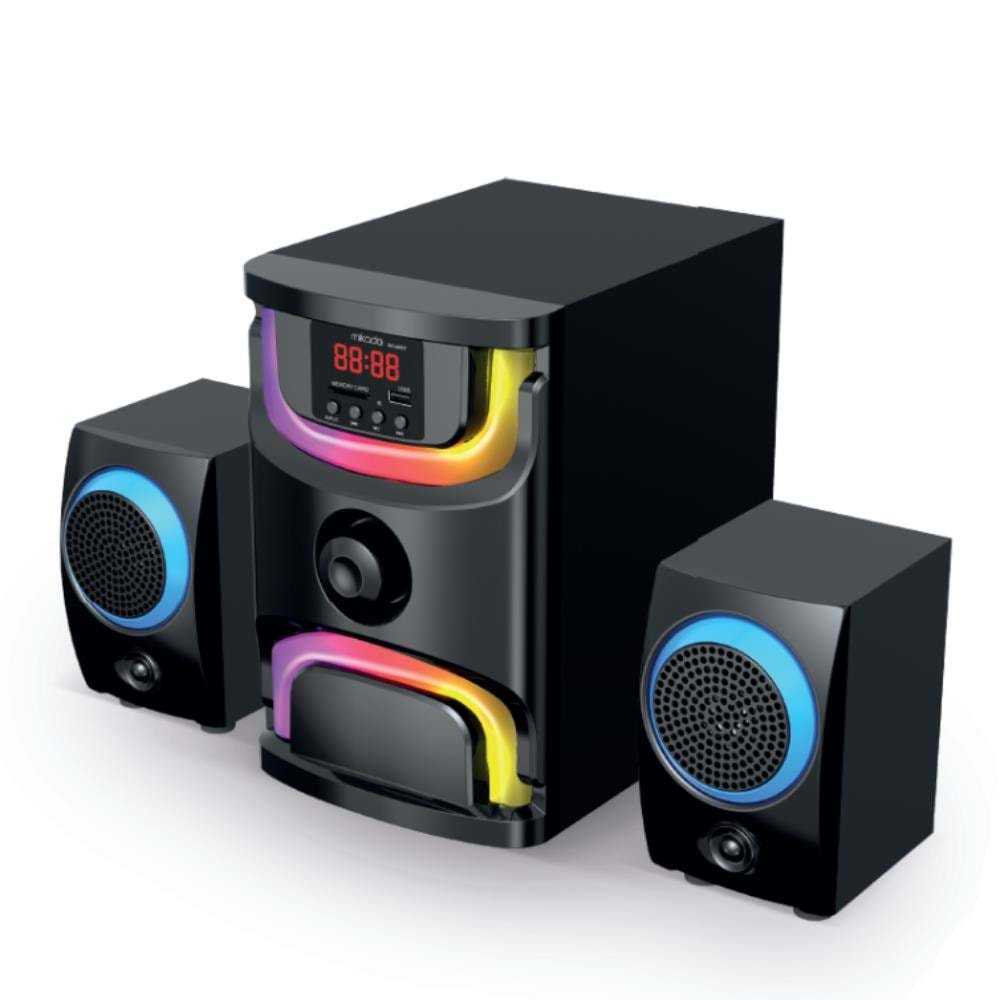 Mikado MD-96BT 2+1 40W Siyah Multimedya FM/BT/SD/USB Speaker Hoparlör