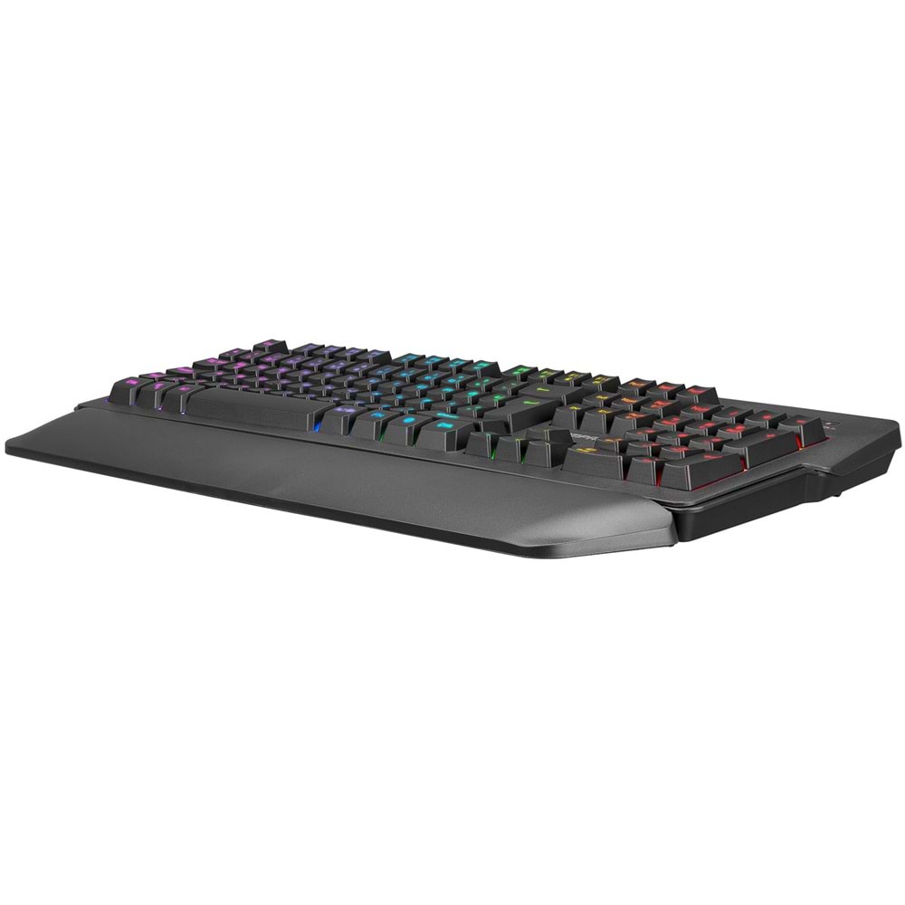 Rampage KB-R62 CLASSY RGB Aydınlatmalı Makrolu Bileklik Destekli Gaming Oyuncu Klavyesi