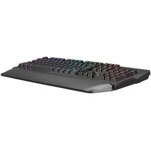 Rampage KB-R62 CLASSY RGB Aydınlatmalı Makrolu Bileklik Destekli Gaming Oyuncu Klavyesi