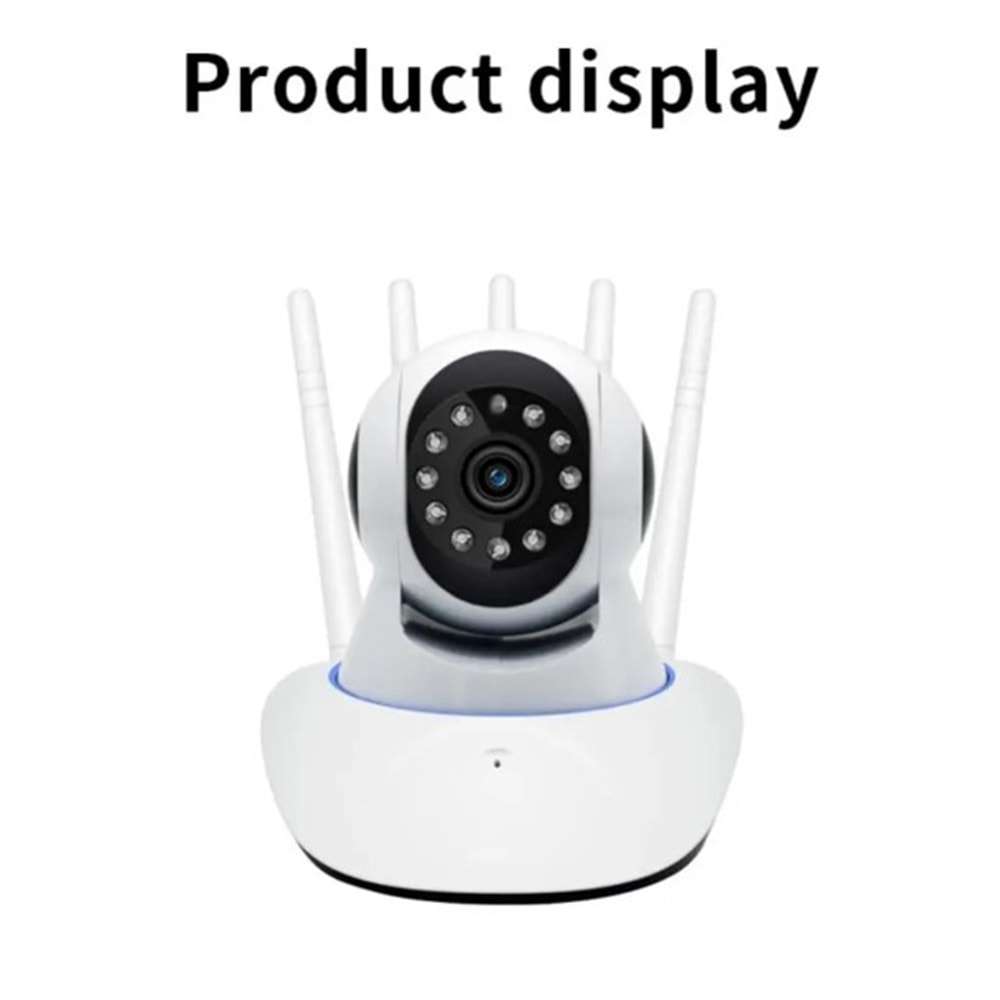 Torima CMR-5 360° Full Hd 1080p Ethernet Girişli 3 Antenli Smart İp Kamera