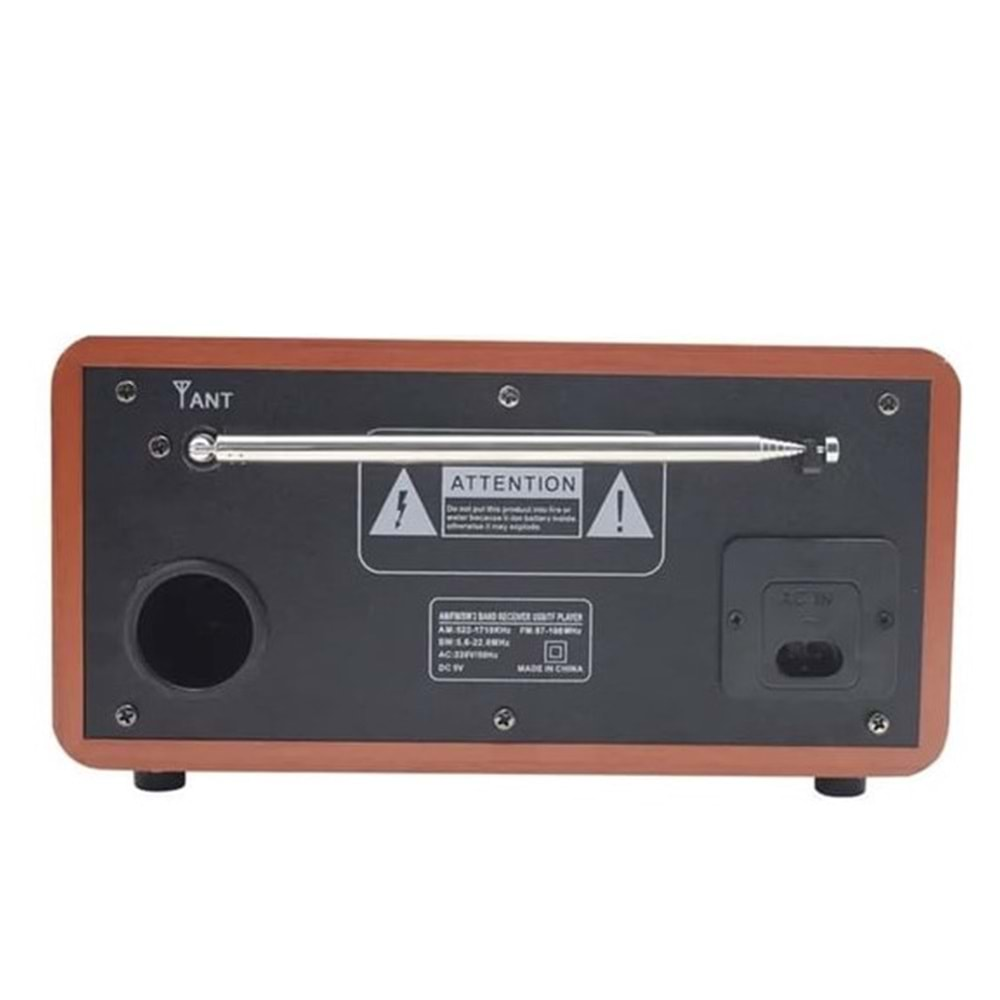 TELSAN NS-6606 USB/SD/FM/BLUETOOTH NOSTALJİ GÜÇLÜ SİNYAL MÜZİK KUTUSU