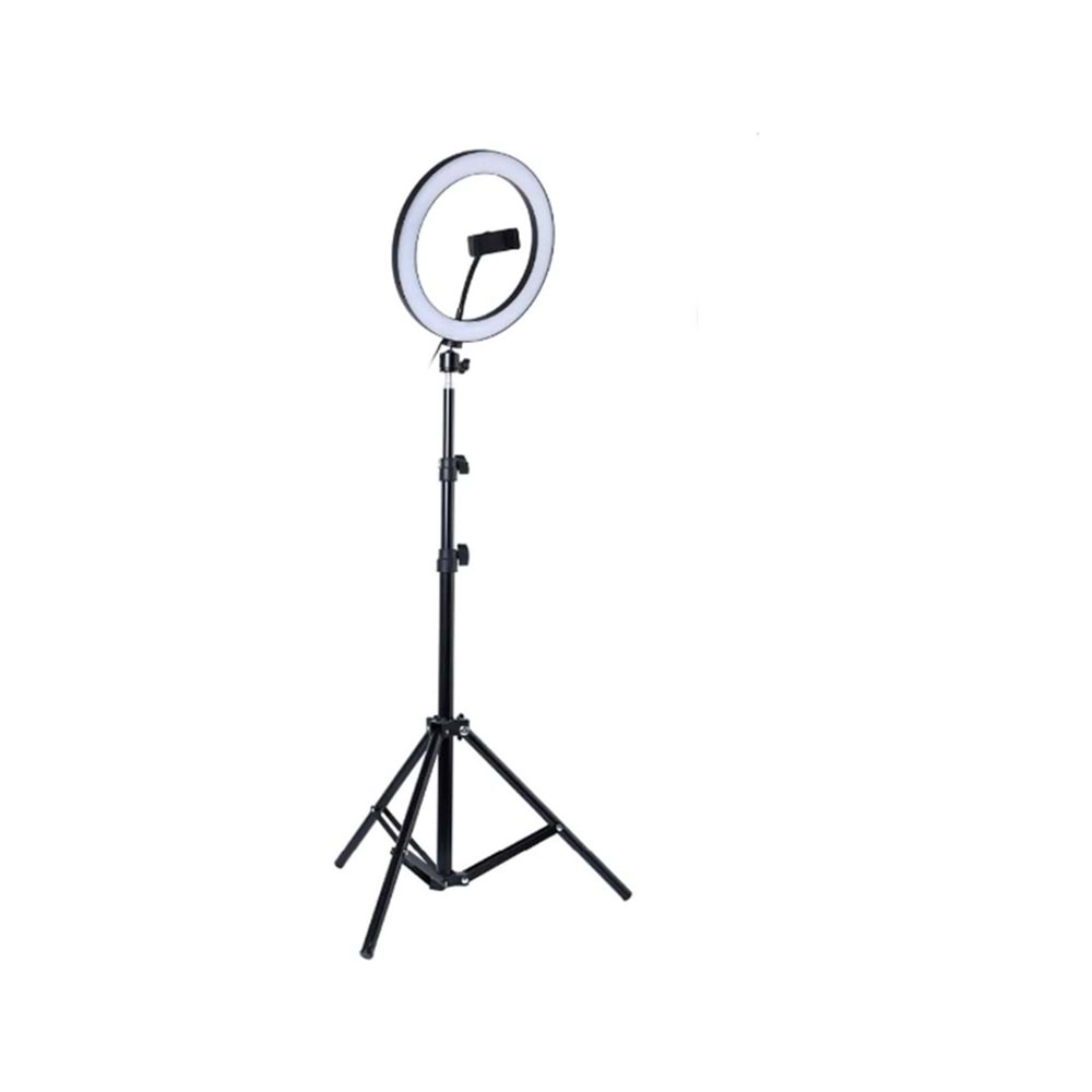 CONCORD SLF-2 Kumandalı 210CM 10inç Youtuber Tiktok Çekim Telefon Tutucu Renkli Ring Light Makyaj Işığı Tripod