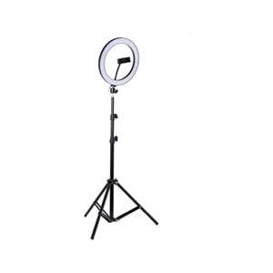 CONCORD SLF-2 Kumandalı 210CM 10inç Youtuber Tiktok Çekim Telefon Tutucu Renkli Ring Light Makyaj Işığı Tripod