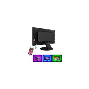 SPRANGE SP-LD5 Sese Duyarlı Bluetooth 5 Metre Tv Arkası USB Girişli Rgb Şerit LED Kumanda ile Kontrol Led