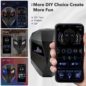 TELSAN LED Şövalye Sırt Çantası Motosiklet Binicilik Sırt Çanta Sert Kabuk Seyahat Çantası Dizüstü Bilgisayar Çantası DIY Kask Çantası Seyahat Kampı için Daypack Bisiklet Depolama Çantası 19inch