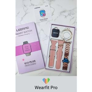 Telsan Leerfei G12 Plus 44mm Köşeli Ekran Kadın Akıllı Saat