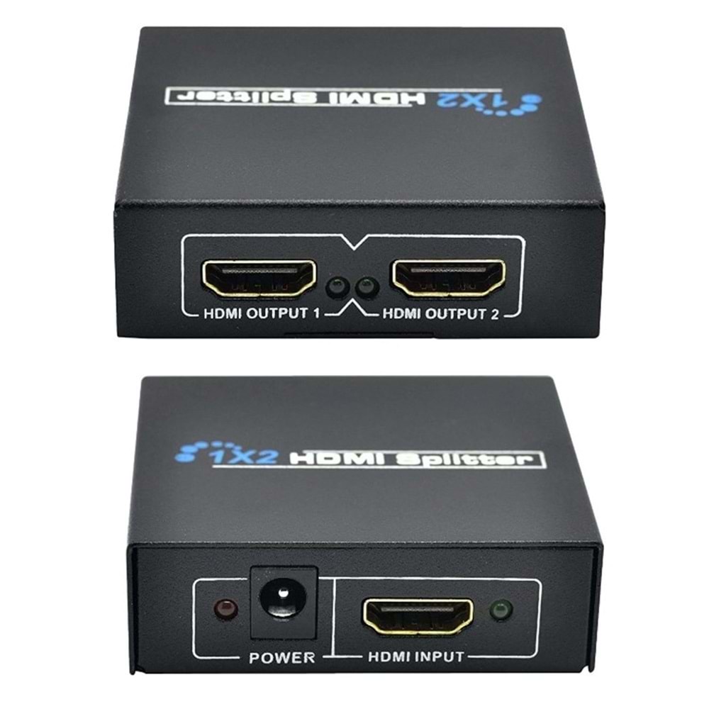 GABBLE GAB-HS02 2 PORT HDMİ SPLİTTER 1 İN PORTS 2 OUT PORT HS2