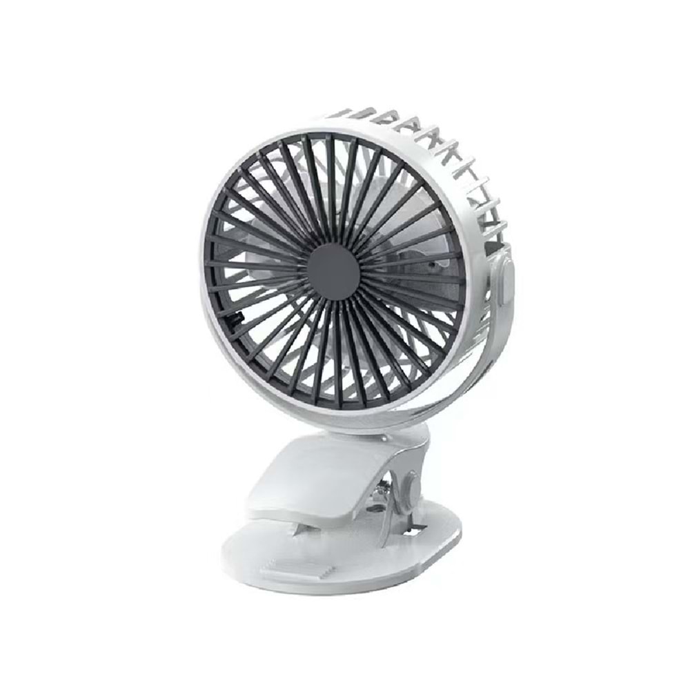 CONCORD MS-53 TAŞINABİLİR ŞARJLI 3-5W 800MAH MASAÜSTÜ FAN USB VANTİLATÖR