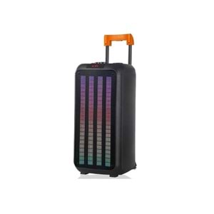 TELSAN NDR-1098 SD/USB/FM 16inc KUMANDALI KABLOSUZ MİKROFONLU BLUETOOTH RGB IŞIKLI MÜZİK KUTUSU