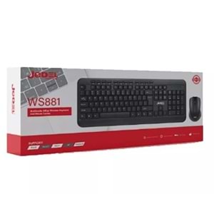 JEDEL WS881 MULTİMEDYA 2.4GHZ WİRELESS KLAVYE + MOUSE SET
