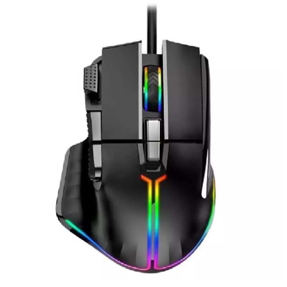 JEDEL GM1300 IŞIKLI OYUNCU MOUSE 7200DPİ KABLOLU GAMİNG MOUSE