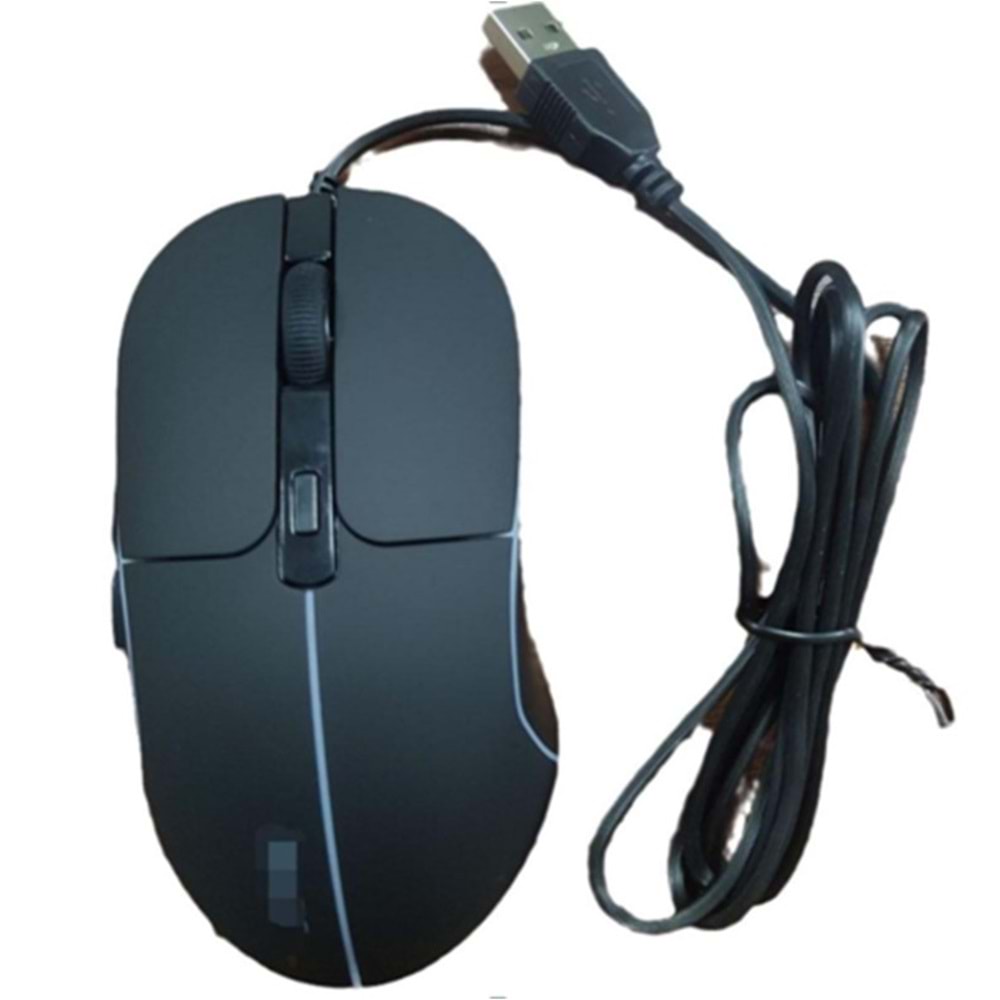 JEDEL GM110 IŞIKLI OYUNCU MOUSE 800/1600/2400/3200DPİ KABLOLU GAMİNG MOUSE