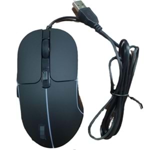 JEDEL GM110 IŞIKLI OYUNCU MOUSE 800/1600/2400/3200DPİ KABLOLU GAMİNG MOUSE