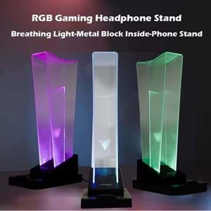 JEDEL GM02 USB HUB ÇOKLAYICI + RGB KULAKLIK STANDI