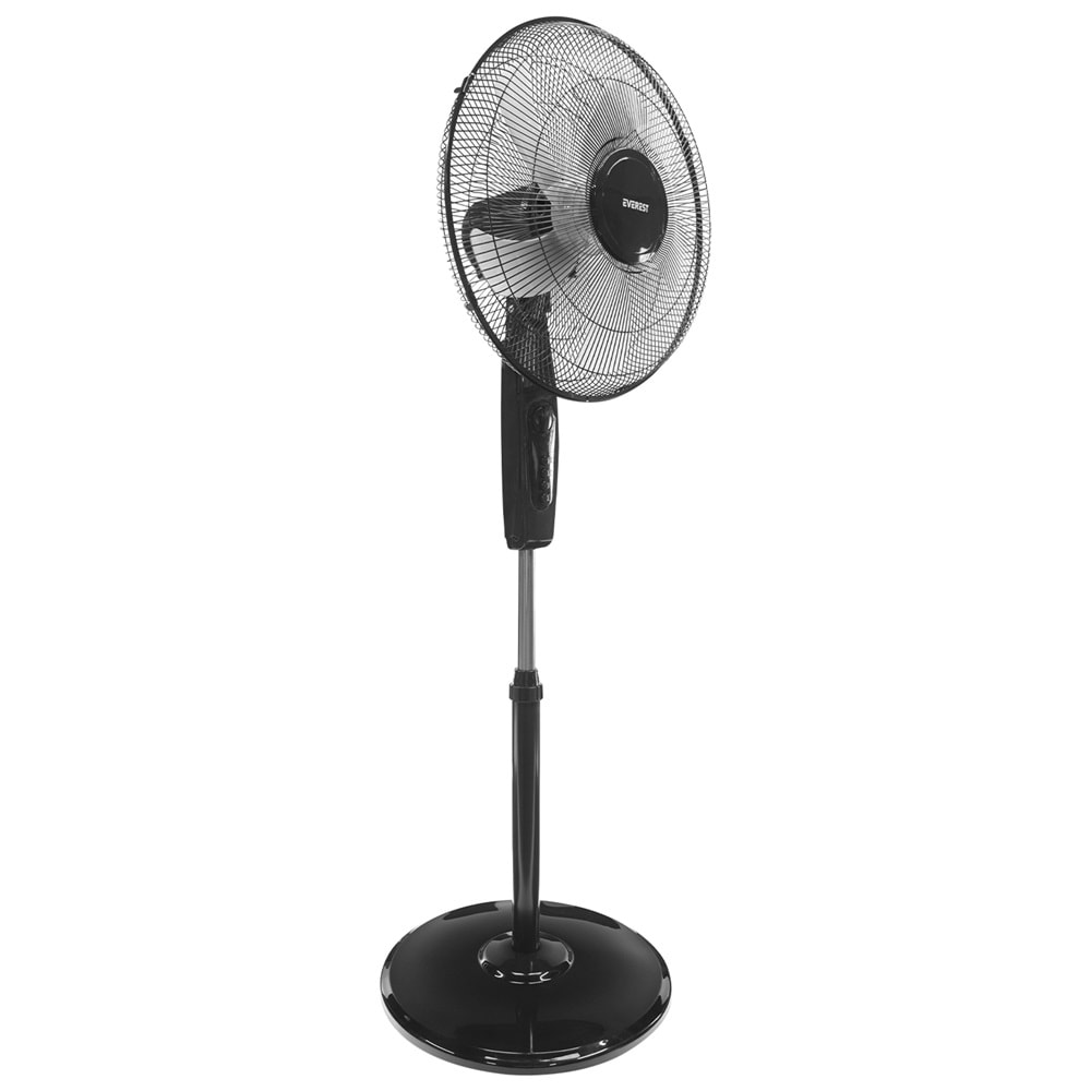 Everest FAN11 CoolAir Siyah/Gri 16 45W 5 Kanat 3 Kademe 1200RPM Zaman Ayarlı Vantilatör/ Pervanesi