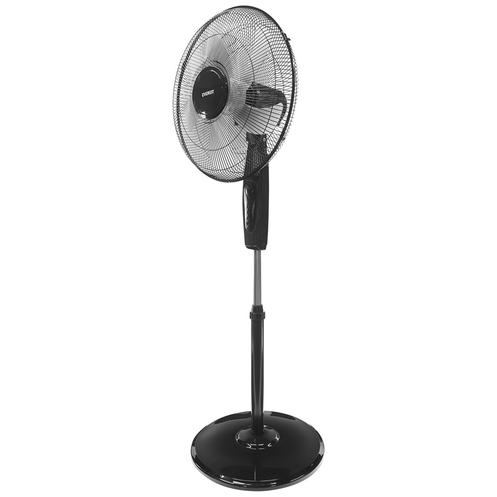 Everest FAN11 CoolAir Siyah/Gri 16 45W 5 Kanat 3 Kademe 1200RPM Zaman Ayarlı Vantilatör/ Pervanesi