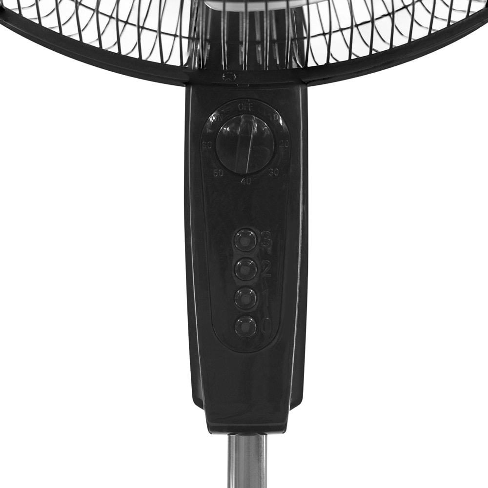 Everest FAN11 CoolAir Siyah/Gri 16 45W 5 Kanat 3 Kademe 1200RPM Zaman Ayarlı Vantilatör/ Pervanesi