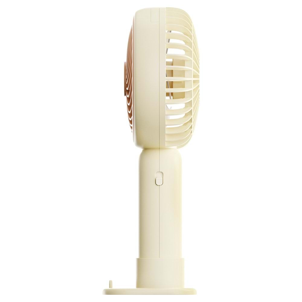 Asonic AFN20 Krem 250mAh Elde Taşınabilir Masaüstü Usb Fan