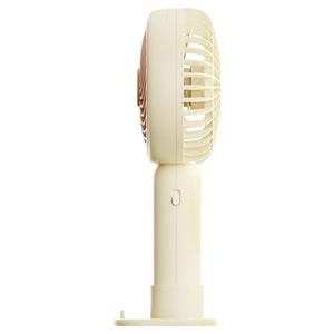 Asonic AFN20 Krem 250mAh Elde Taşınabilir Masaüstü Usb Fan